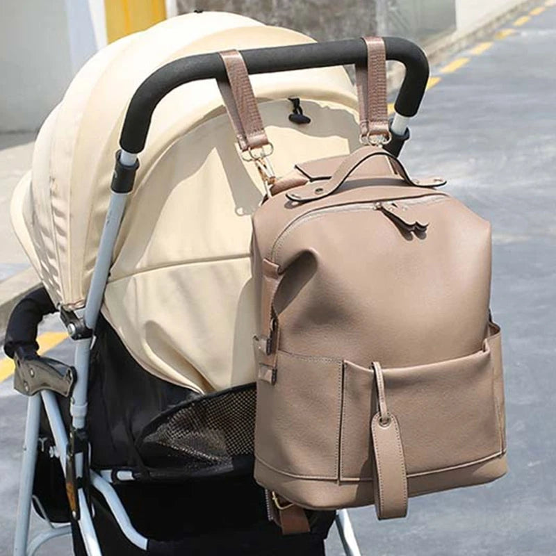 Premium Leather Diaper Bag