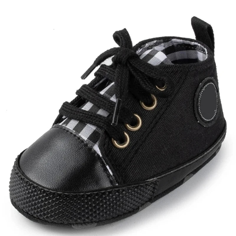 Trendy Canvas Casual Sneakers for Babies – Soft & Secure
