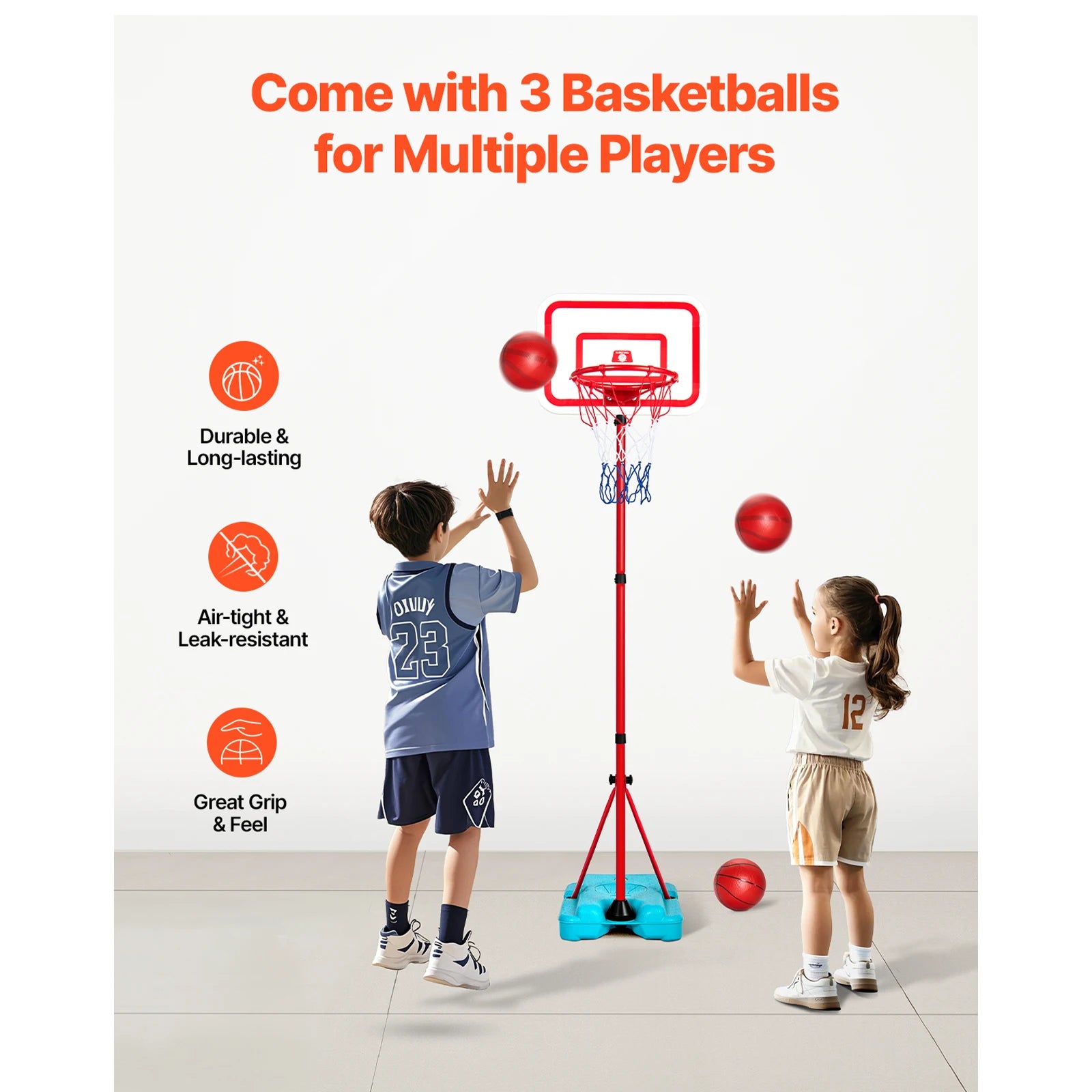 Adjustable Basketball Hoop for Kids