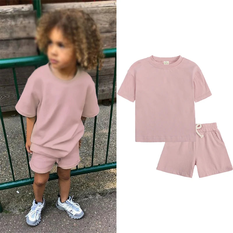 Cotton Basic Tracksuits for Kids