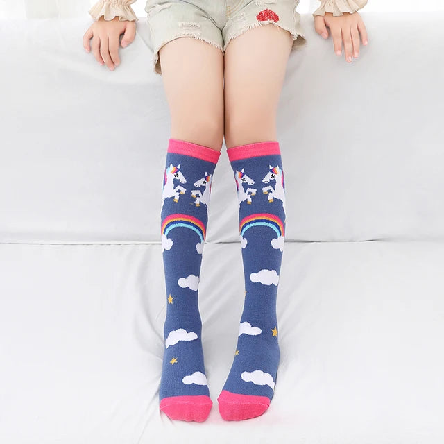 Adorable Girls Over Knee Socks