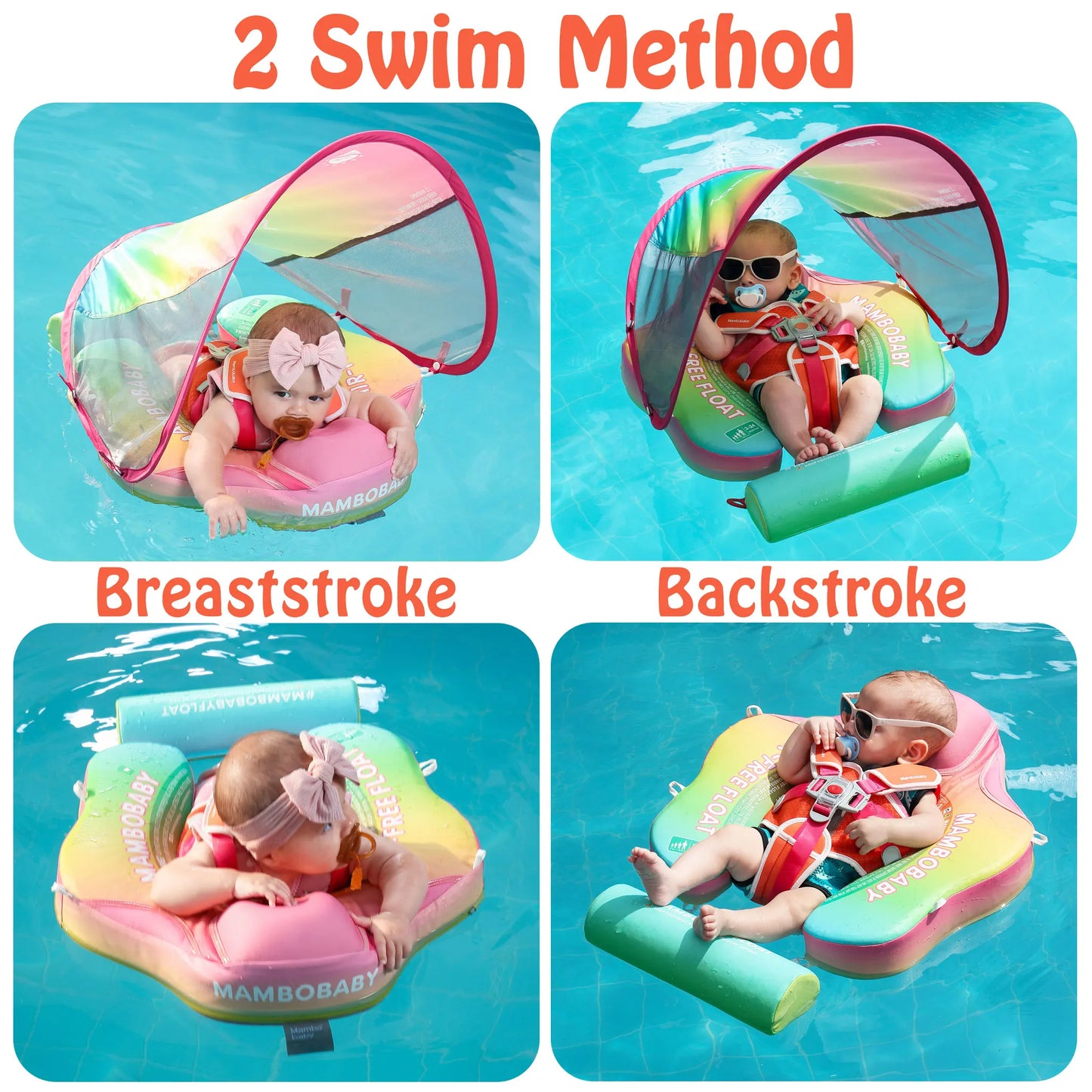 Mambobaby Swim Float with Sunshade