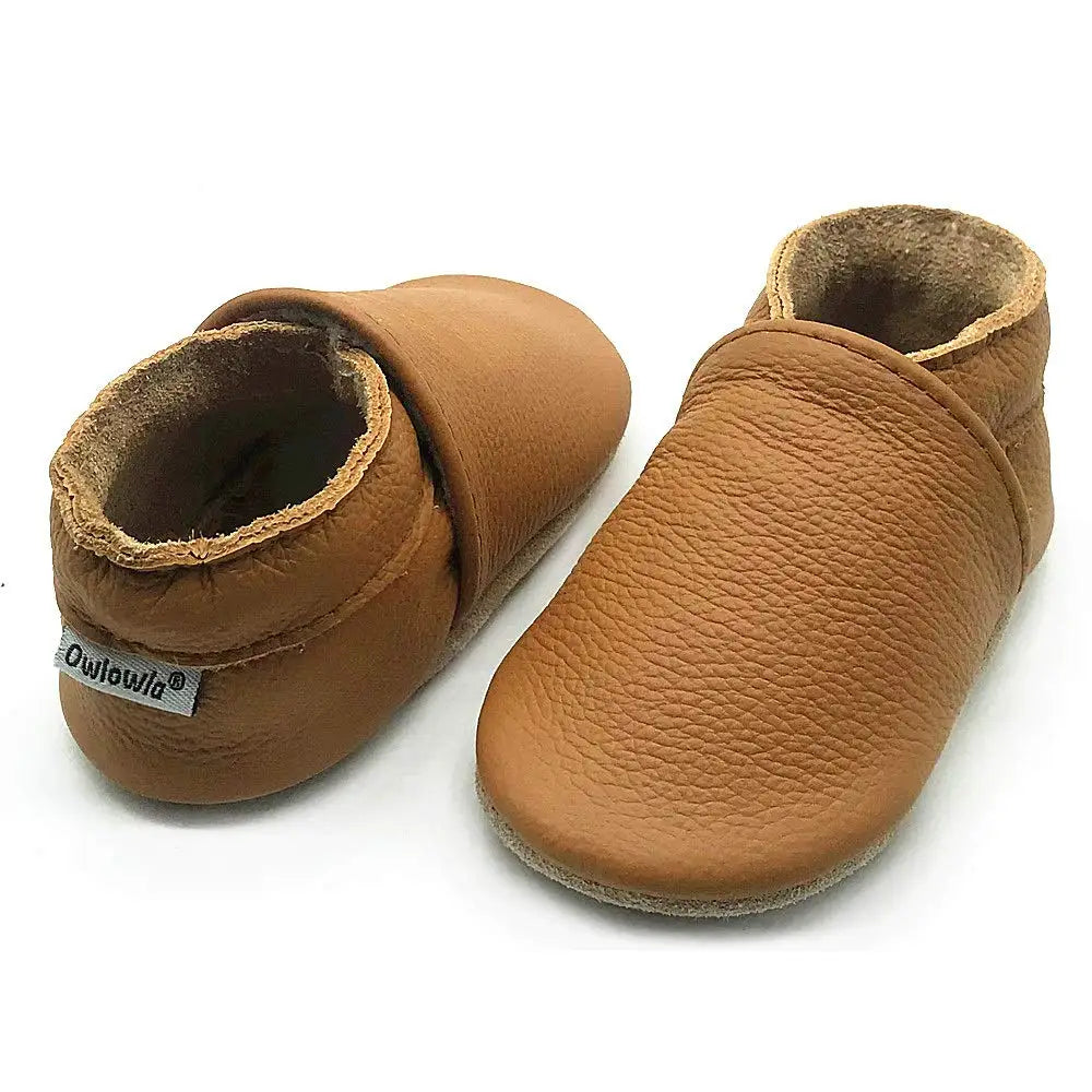 Owlowla Baby Shoes Soft Cow Leather Bebe Newborn Booties For Babies Infant Toddler Moccasins Slippers First Walkers