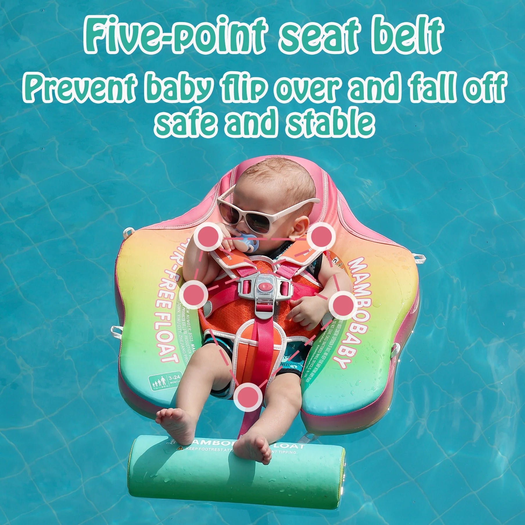 Mambobaby Swim Float with Sunshade