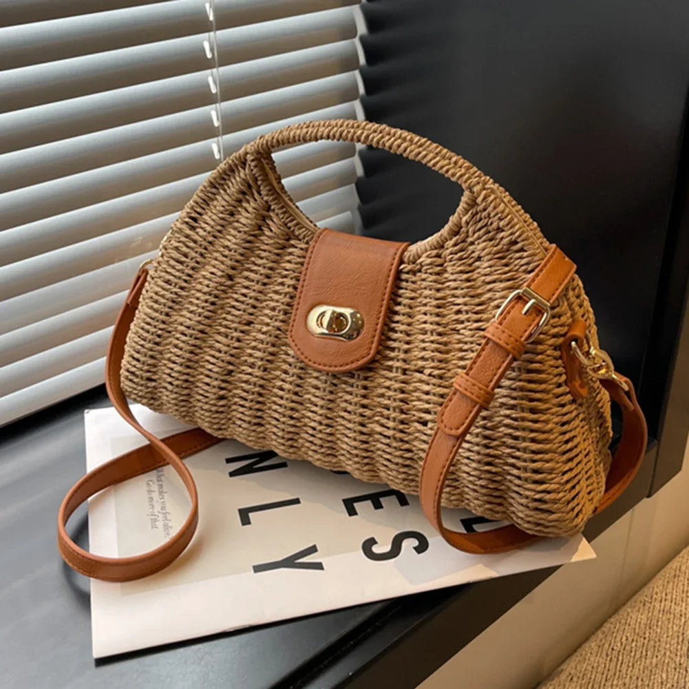 Woven Crossbody Bag for Women