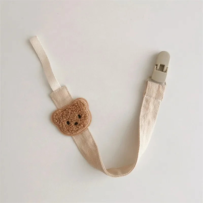 Teddy Pacifier Chain Clip