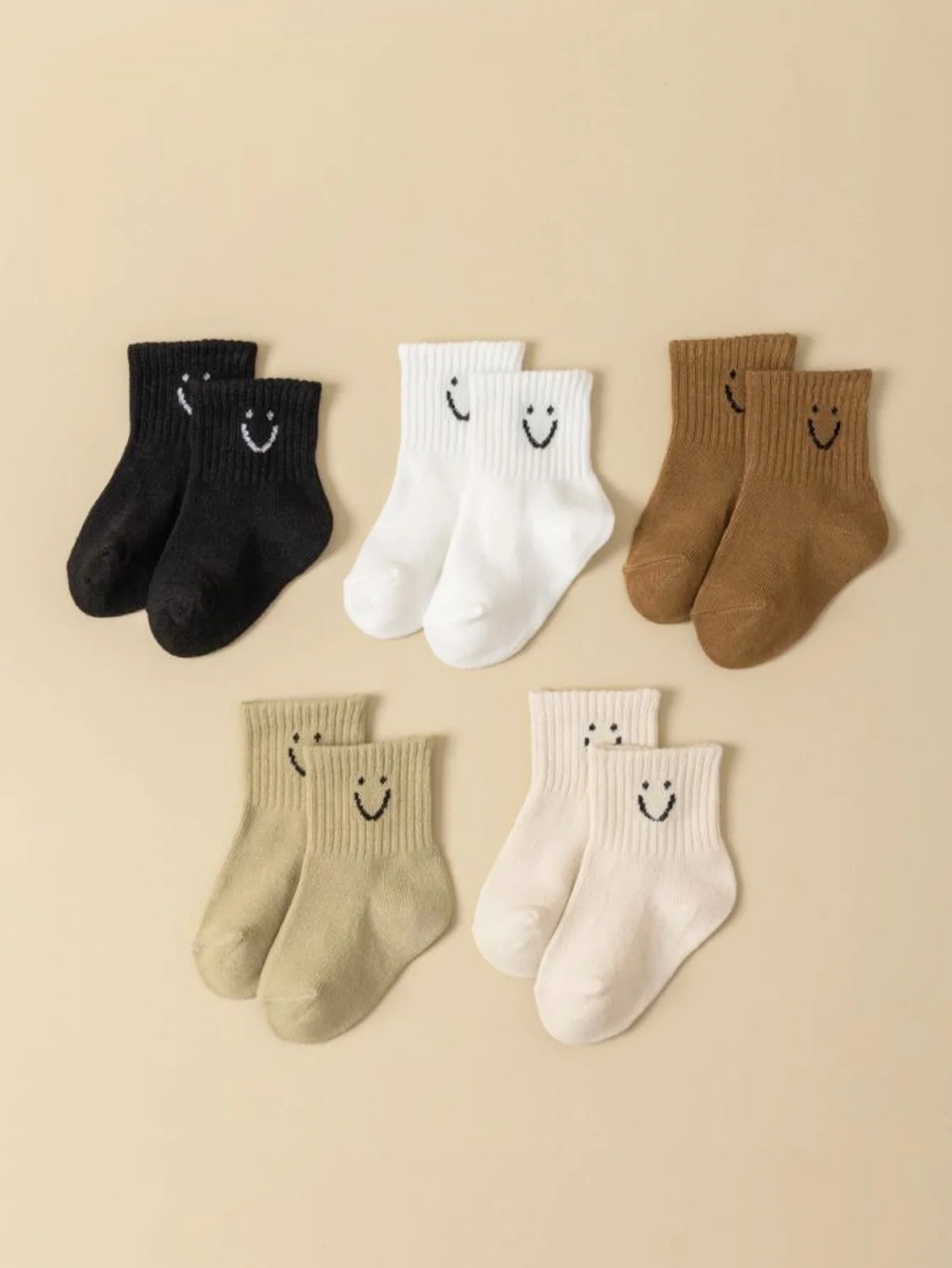 Adorable Smiley Face Baby Socks – Soft & Cheerful Comfort