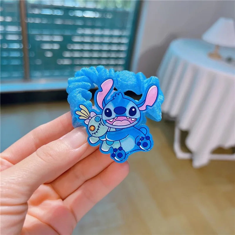 Fun Cartoon Stitch Ponytail Holder – Cute Set for Kids Hair