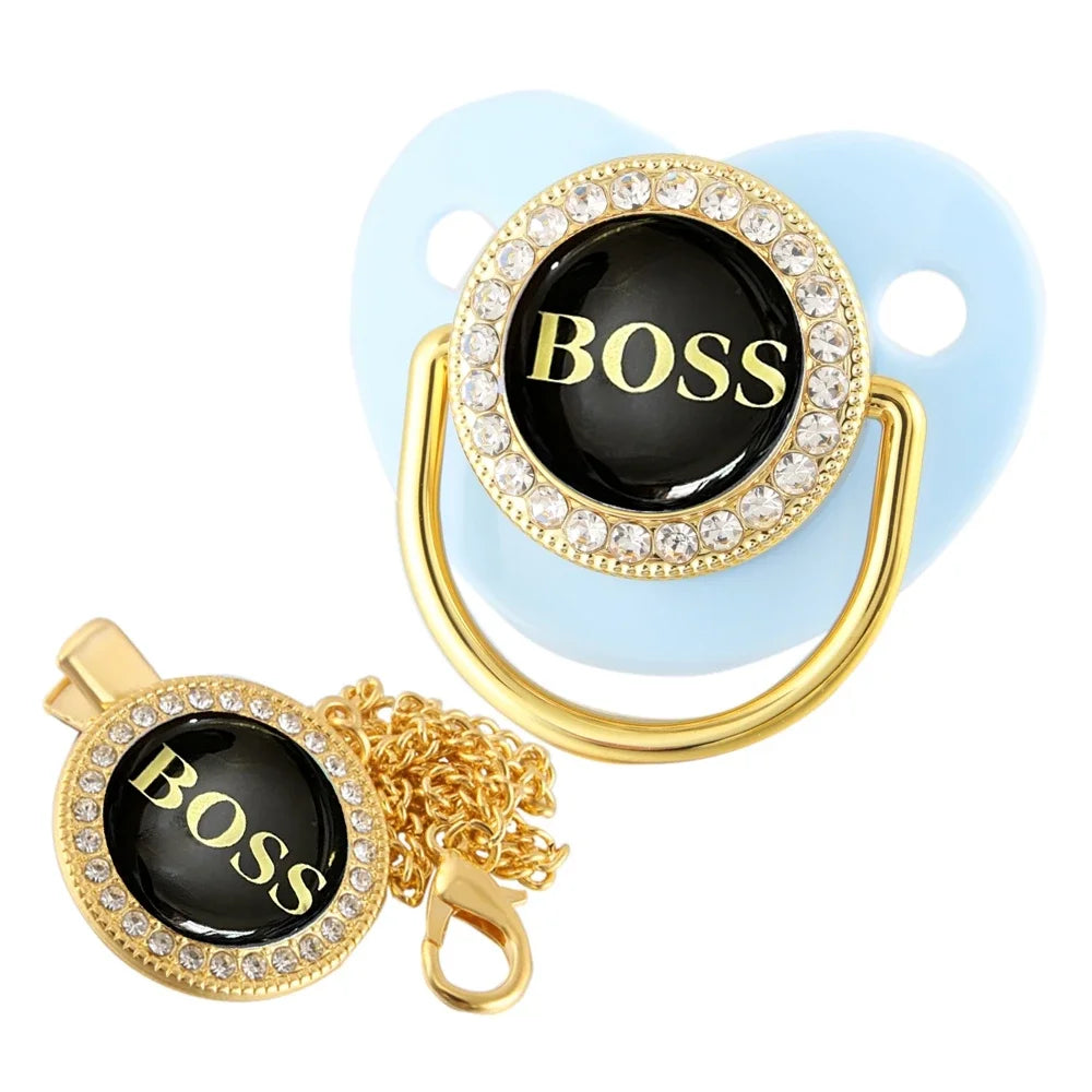 Luxury Boss Bling Pacifier – Glamour for Your Newborn
