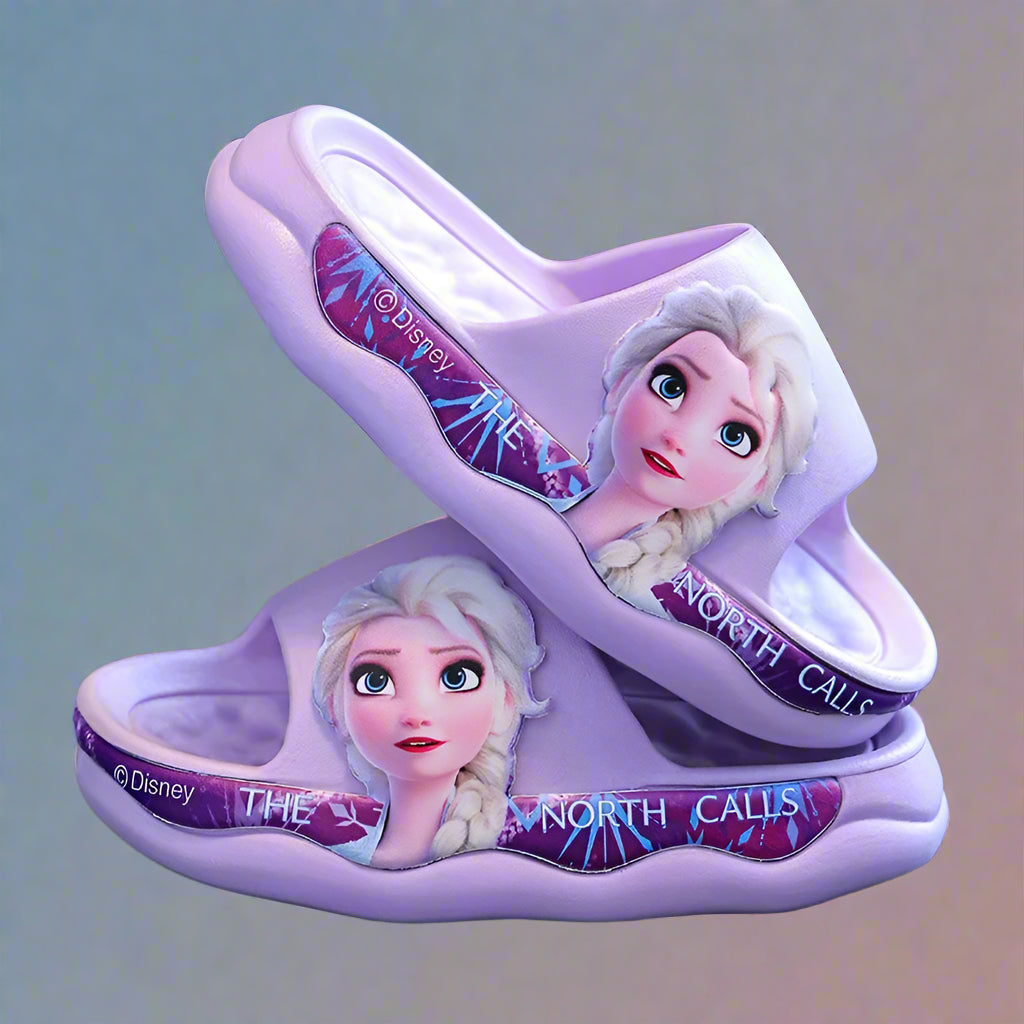 Purple Disney Kids Slippers