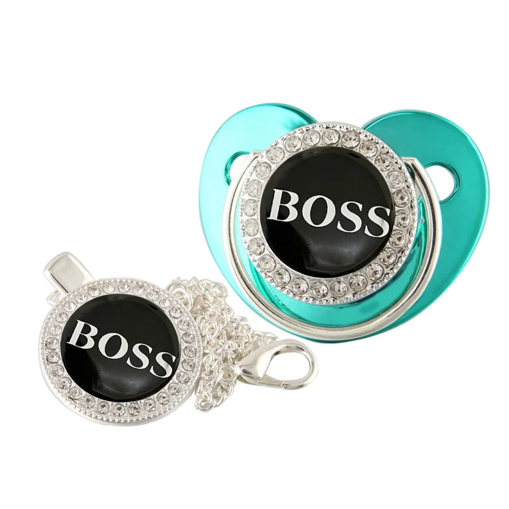 Luxury Boss Bling Pacifier – Glamour for Your Newborn