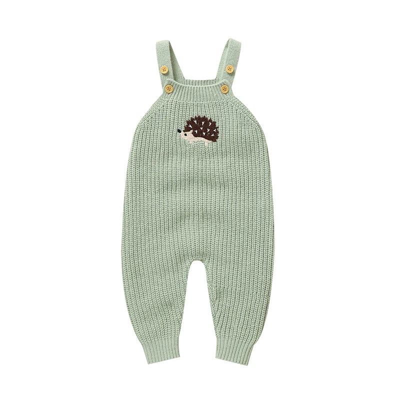 Adorable Hedgehog Knitted Rompers – Cozy Baby Essentials