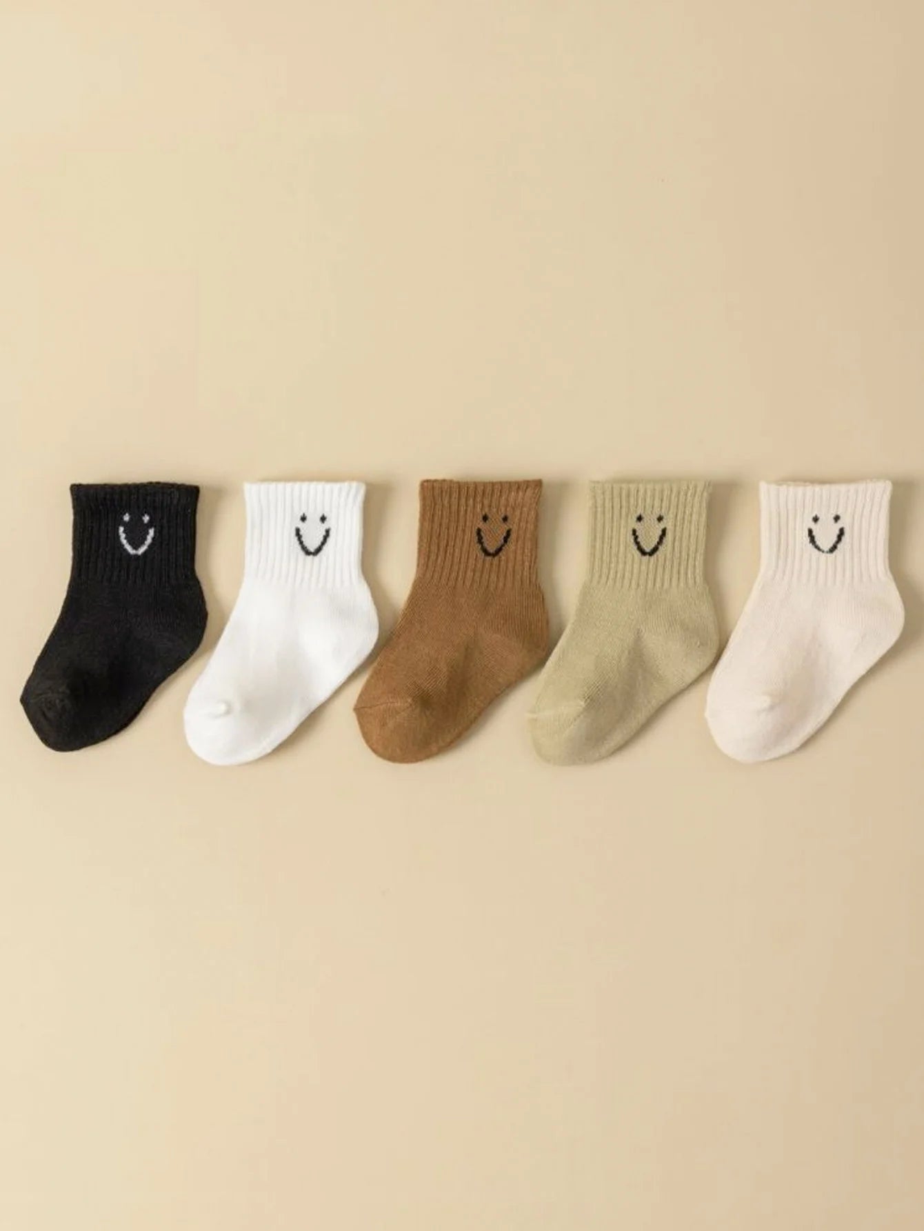 Adorable Smiley Face Baby Socks – Soft & Cheerful Comfort