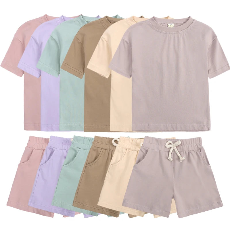 Cotton Basic Tracksuits for Kids