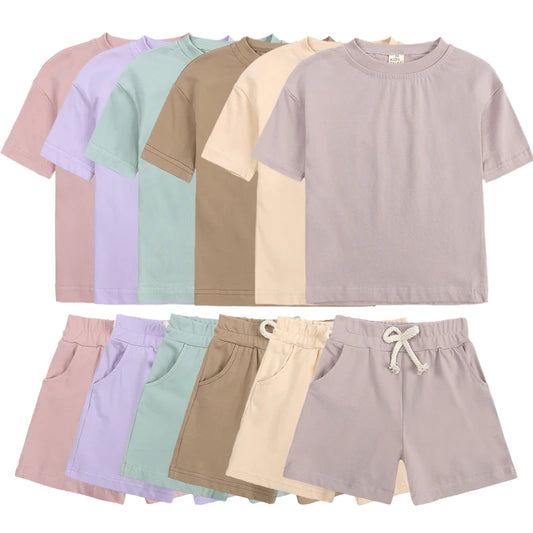 Cotton Basic Tracksuits for Kids