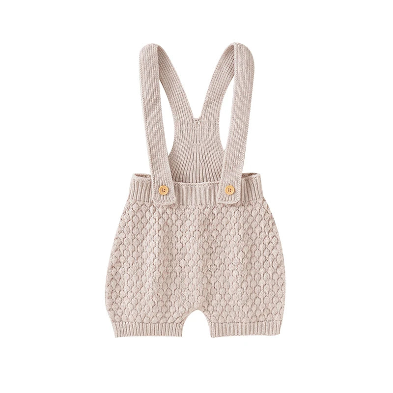 Newborn Sleeveless Knit Overalls
