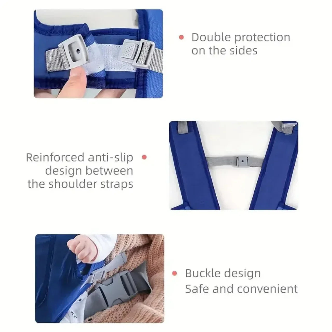 Comfortable Baby Carrier Wrap – Front & Back Carry 0–24M