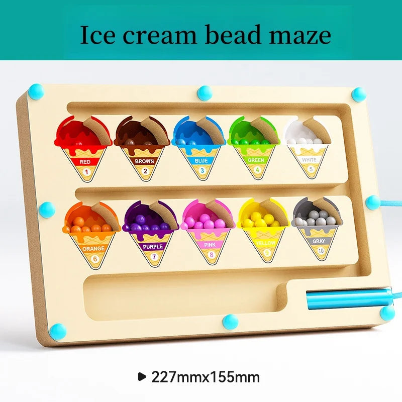 Color Sorting Magnetic Maze Toy – Fun STEM Learning Board
