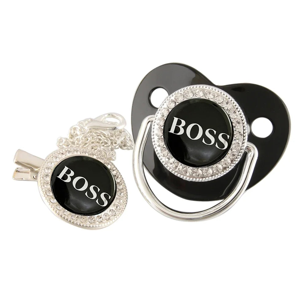 Luxury Boss Bling Pacifier – Glamour for Your Newborn