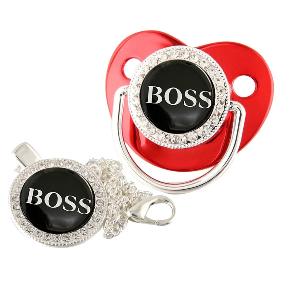 Luxury Boss Bling Pacifier – Glamour for Your Newborn