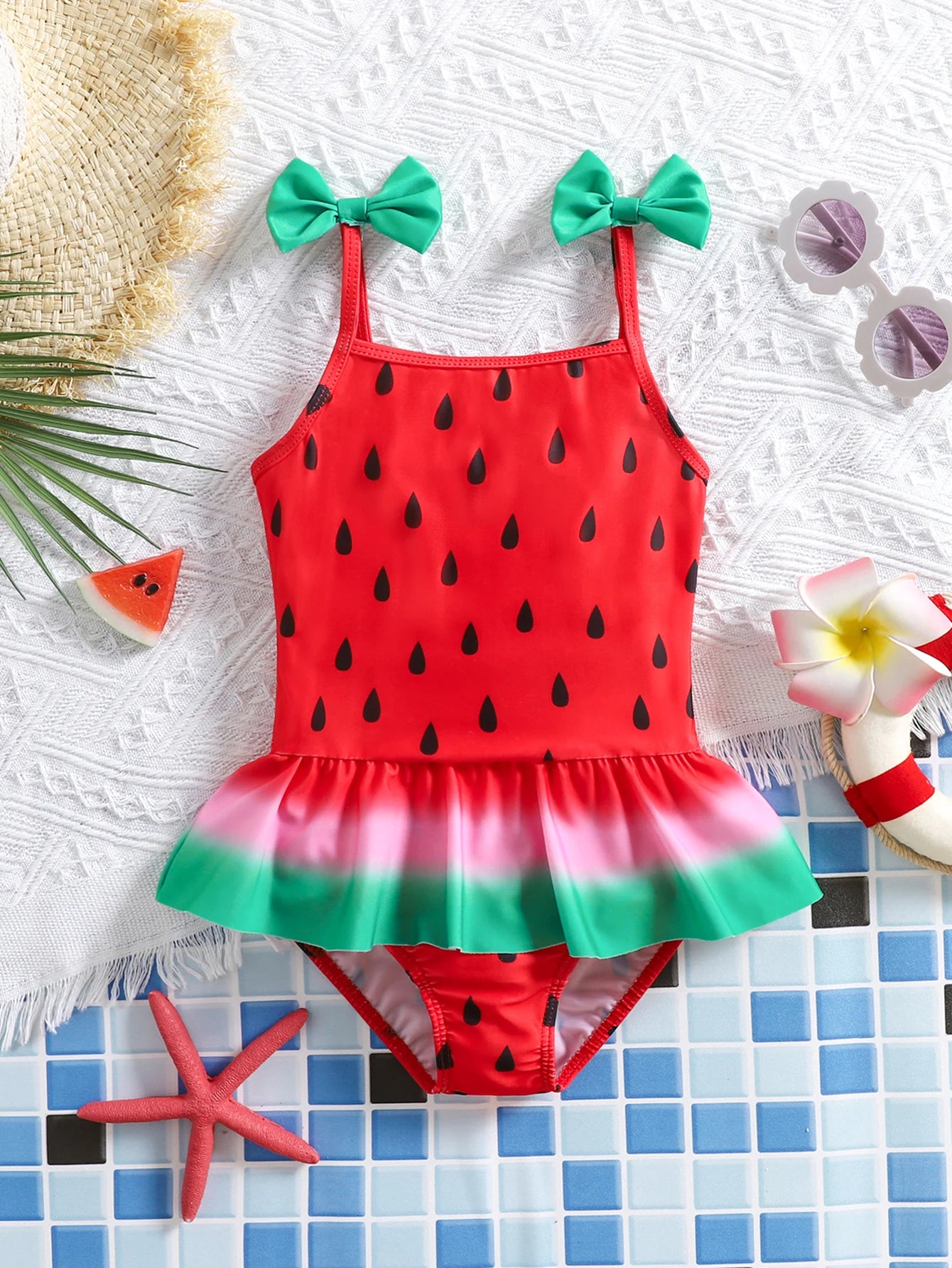 Girls Watermelon Swimsuit