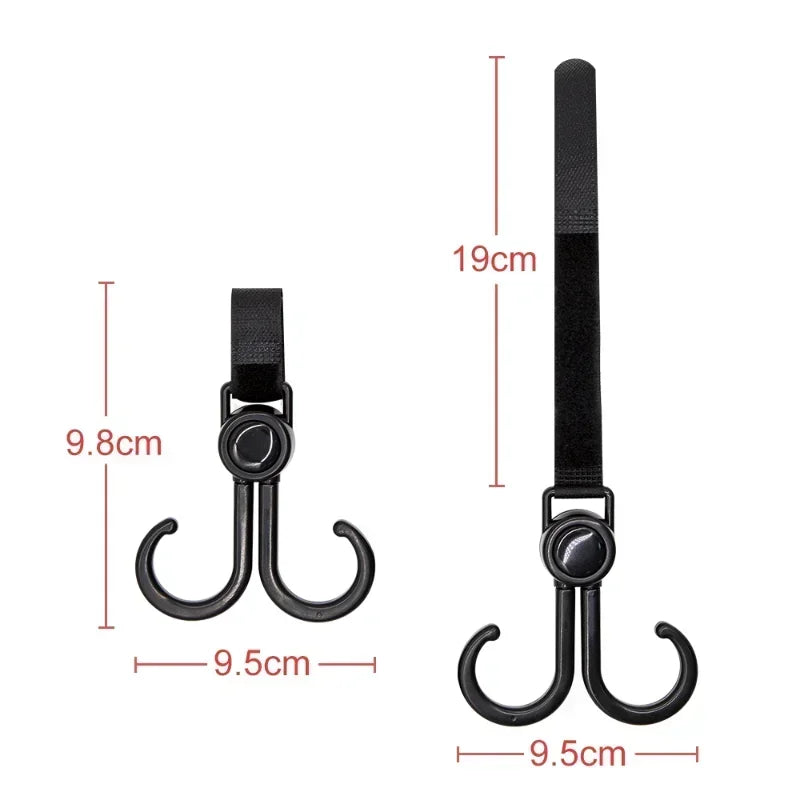 Heavy-Duty Shopping Cart Hooks for Stroller & Bags