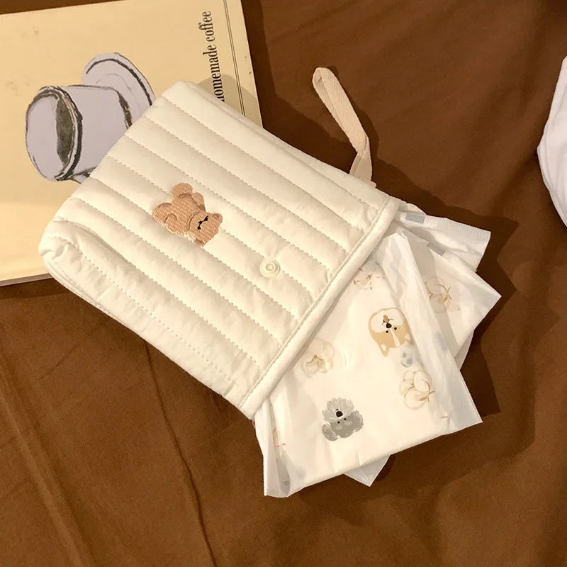 Cute Quilted Towel Storage Bag