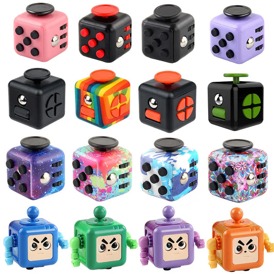 6/12 Sides Stress Relief Toys for Focus & Fun