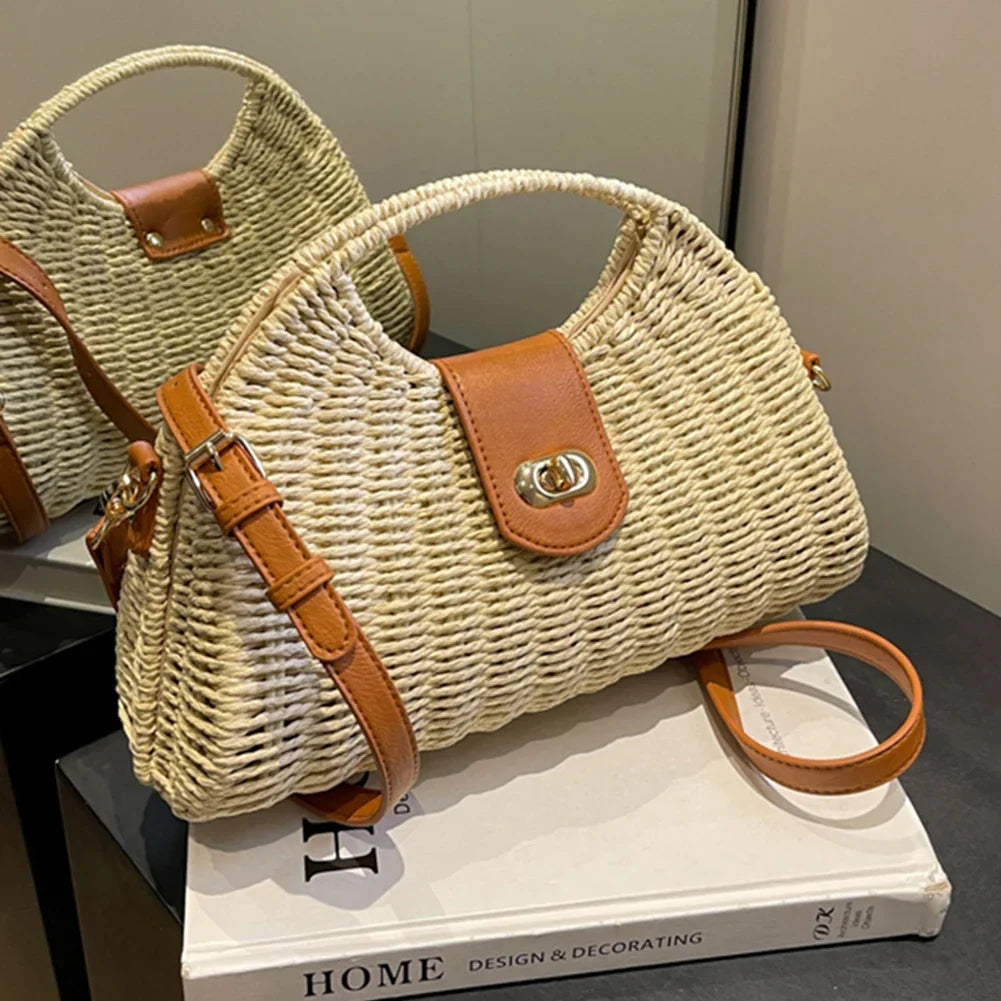 Woven Crossbody Bag for Women