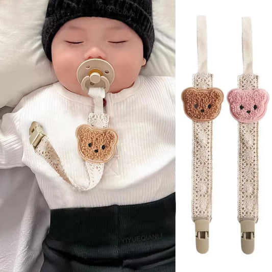 Adorable Bear Pacifier Anti Drop Chain
