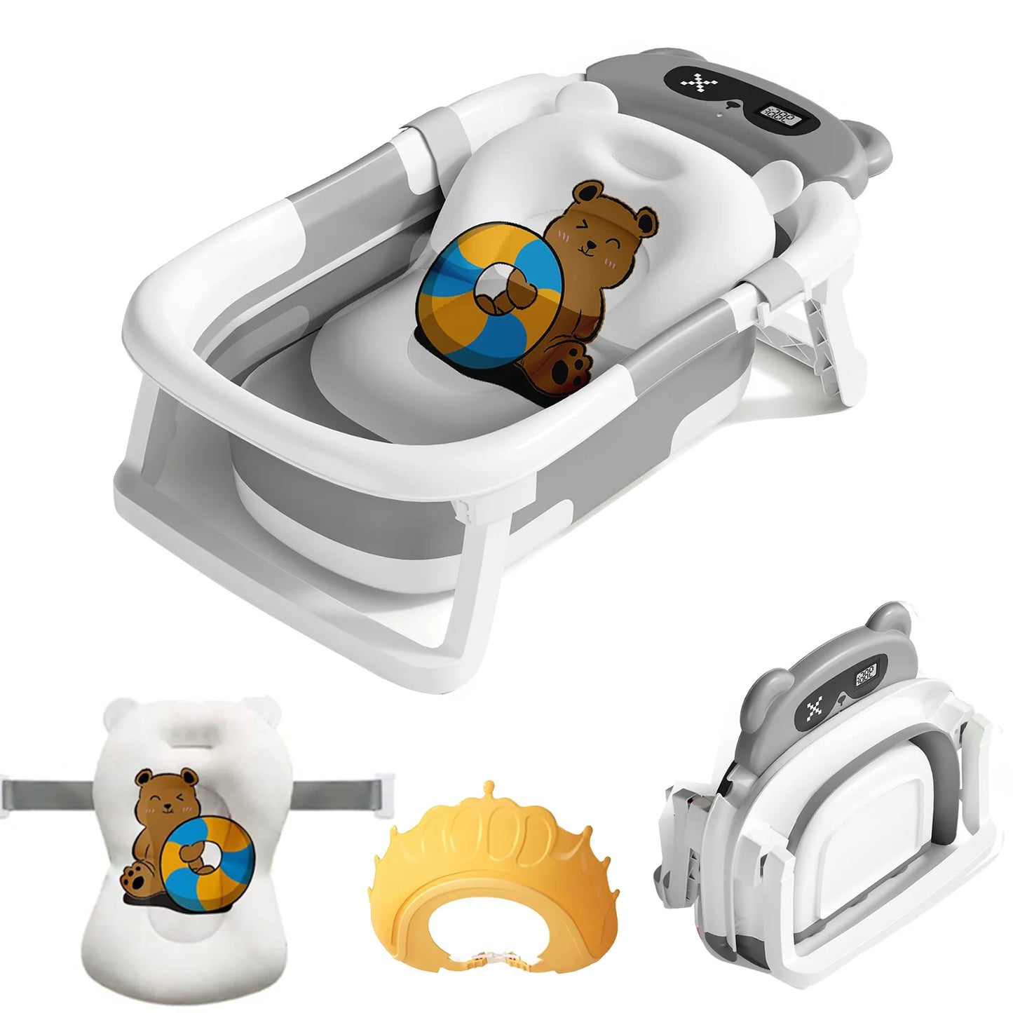 Baby Bath Tub with Foldable Design