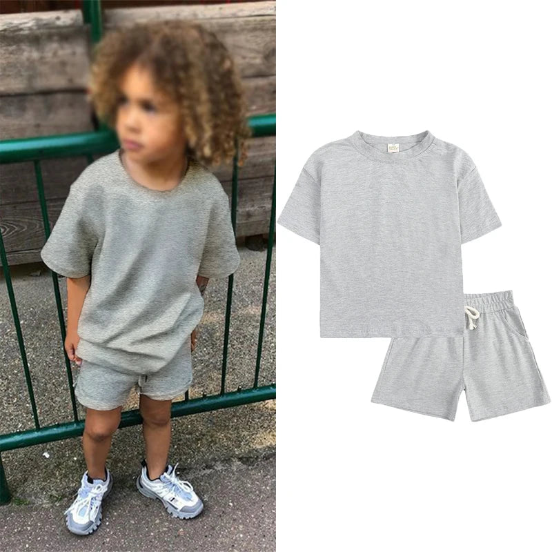 Cotton Basic Tracksuits for Kids