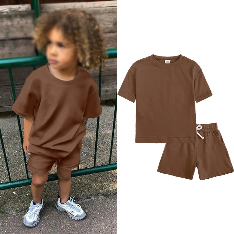 Cotton Basic Tracksuits for Kids