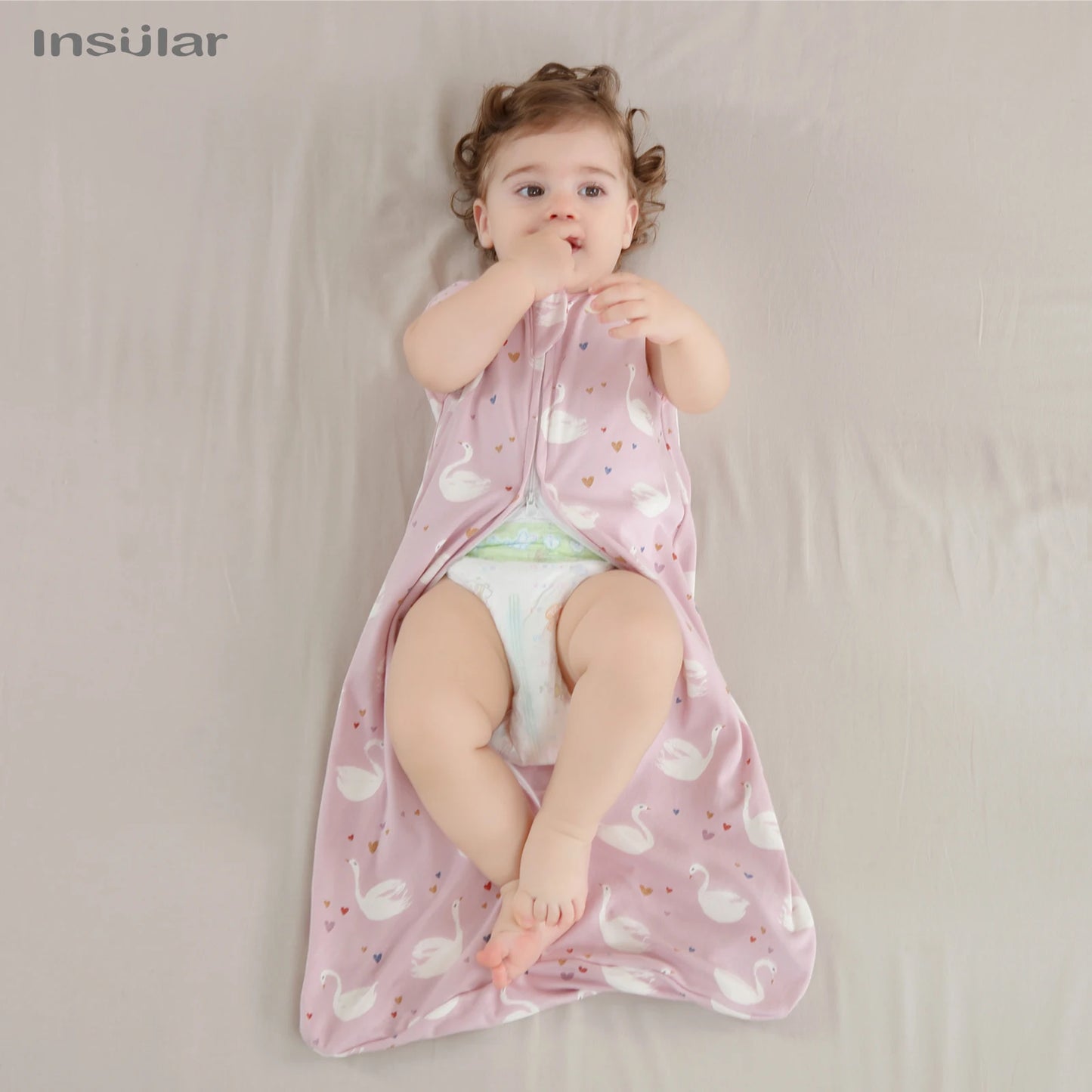 Sleeveless Vest Baby Sleeping Bag Cotton Thin Breathable Pajamas