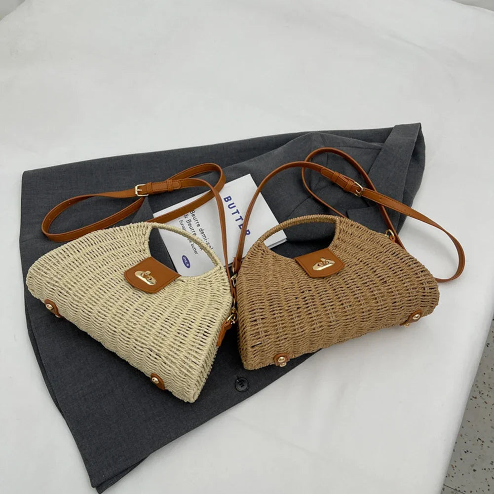 Woven Crossbody Bag for Women