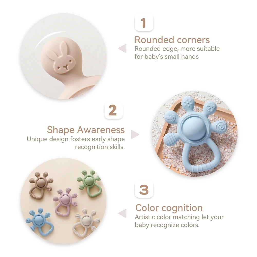 Silicone Soothing Toys for Babies