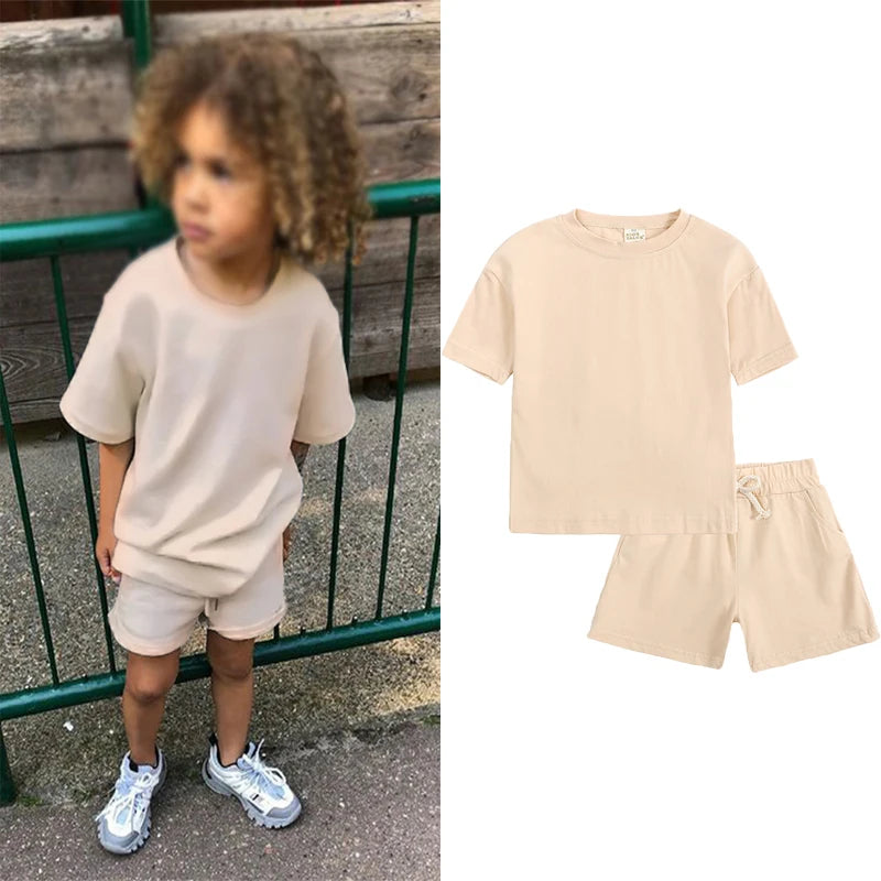 Cotton Basic Tracksuits for Kids