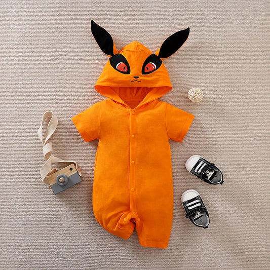 Anime Fox Bodysuit for Babies