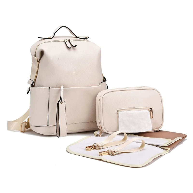 Premium Leather Diaper Bag