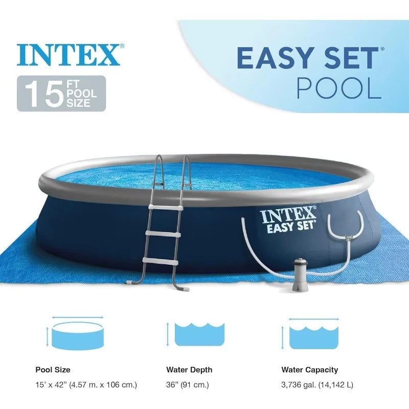 Premium Inflatable Above Ground Swimming Pool for Families