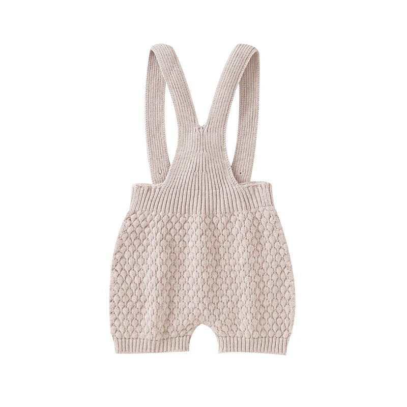 Newborn Sleeveless Knit Overalls