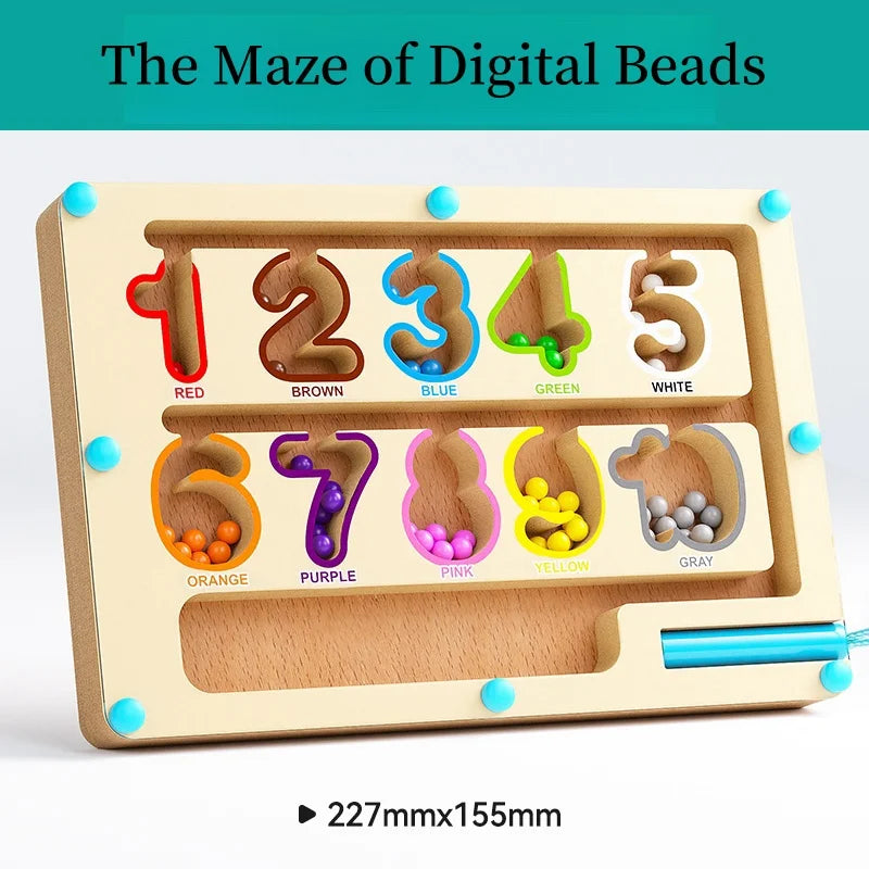 Color Sorting Magnetic Maze Toy – Fun STEM Learning Board