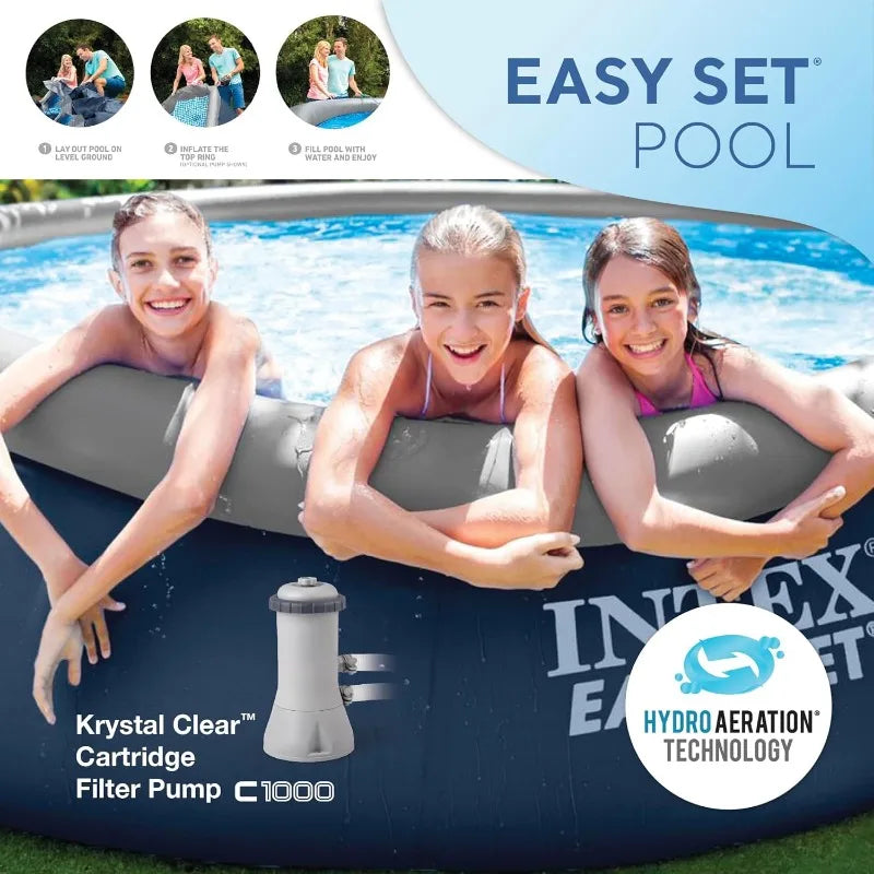 Premium Inflatable Above Ground Swimming Pool for Families