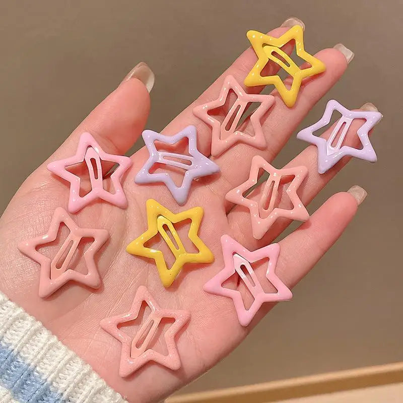 Colorful Star Hair Clips – Fun & Cute Accessories for Kids