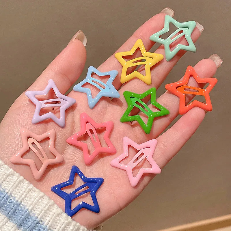 Colorful Star Hair Clips – Fun & Cute Accessories for Kids