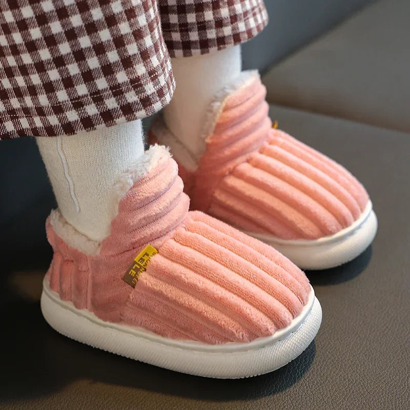 Pink Plush Shoes
