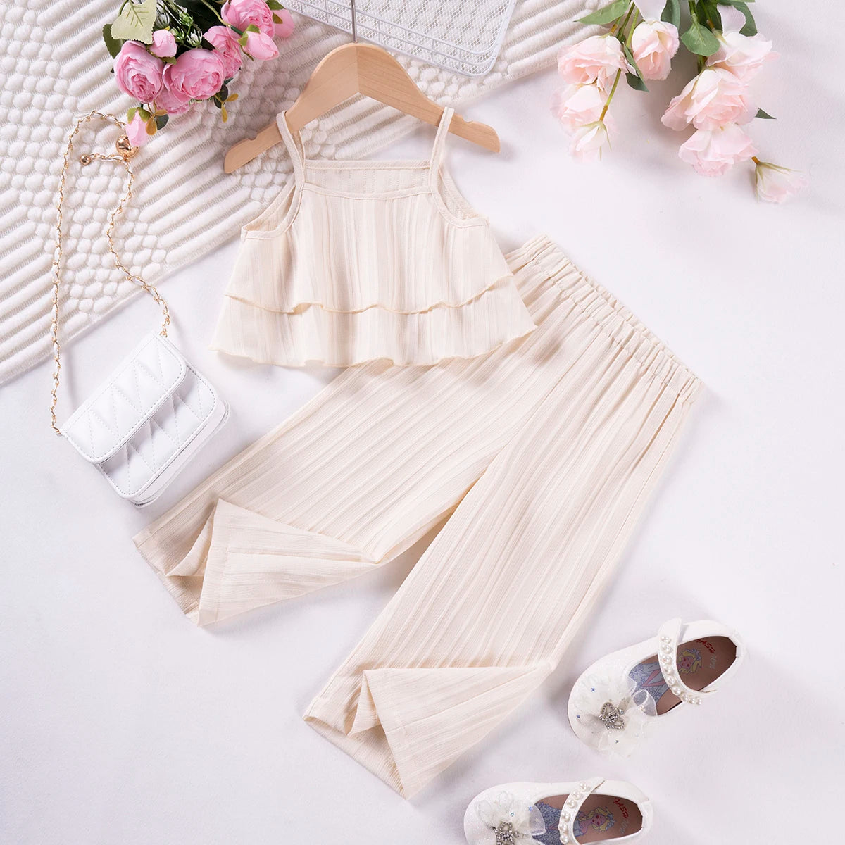 Charming 2 Pieces Dress Set for Girls