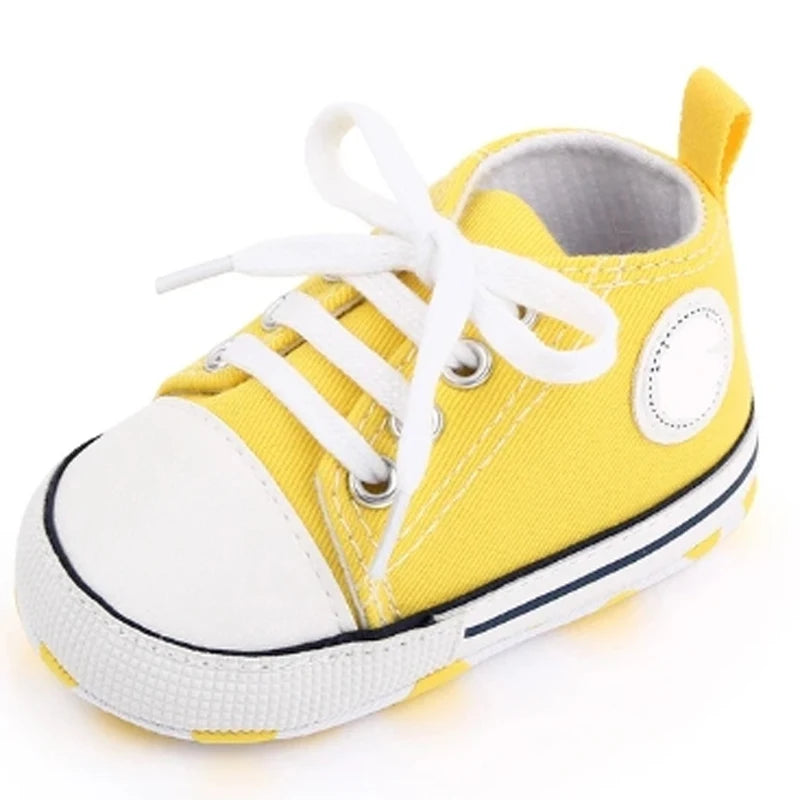 Trendy Canvas Casual Sneakers for Babies – Soft & Secure