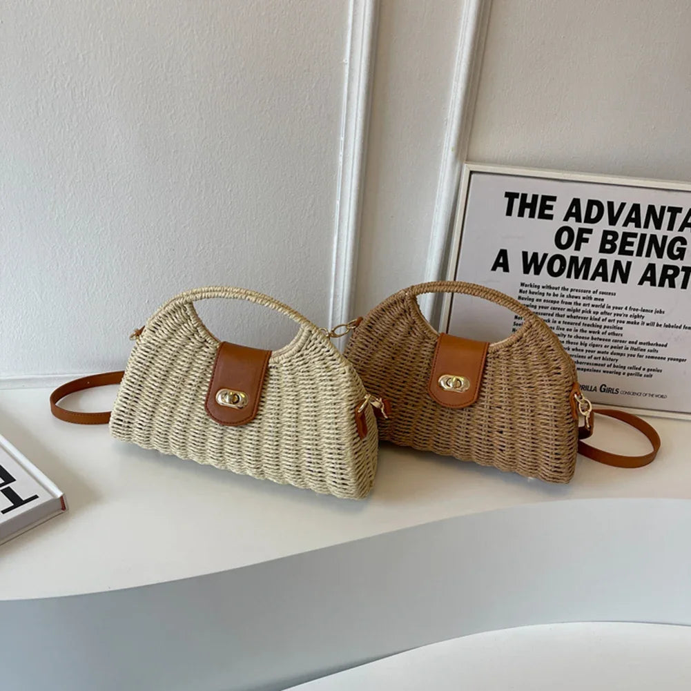 Woven Crossbody Bag for Women