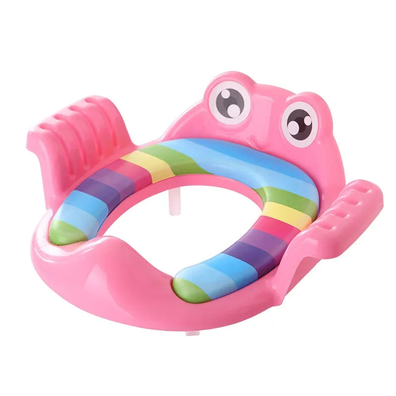Colorful Potty Training Seat with Fun Frog Design – Adorable Comfort